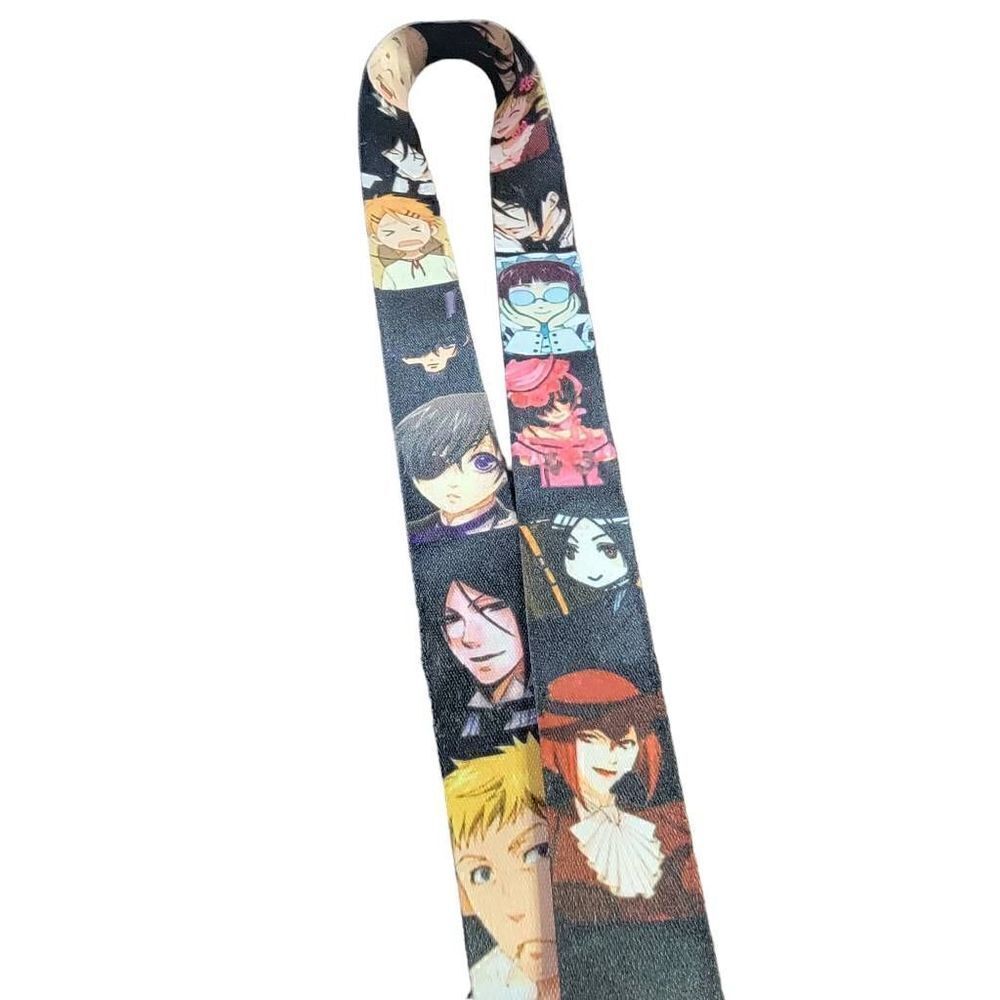 Black Butler Anime Lanyard Manga Kiroshitsuji Sebastian